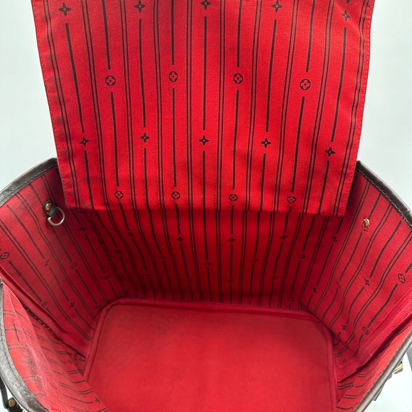 2010 Authentic Louis Vuitton Damier Ebene Neverfull MM Tote - Picture 11 of 16